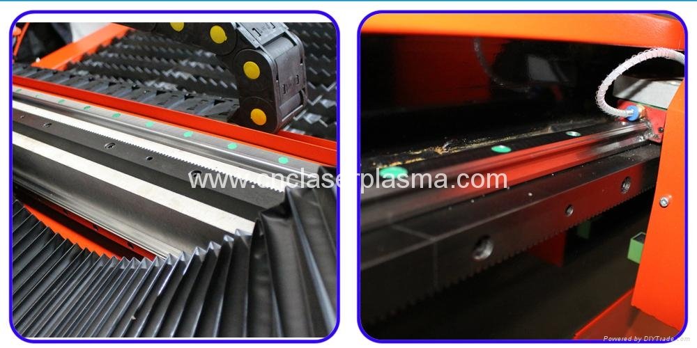 Linear square guide rail, Hiwin Taiwan and helical rack & pinion transmission