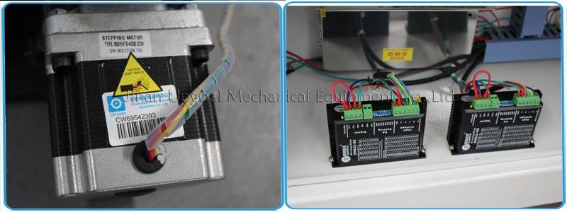 Stepper motor and Leadshine stepper driver 