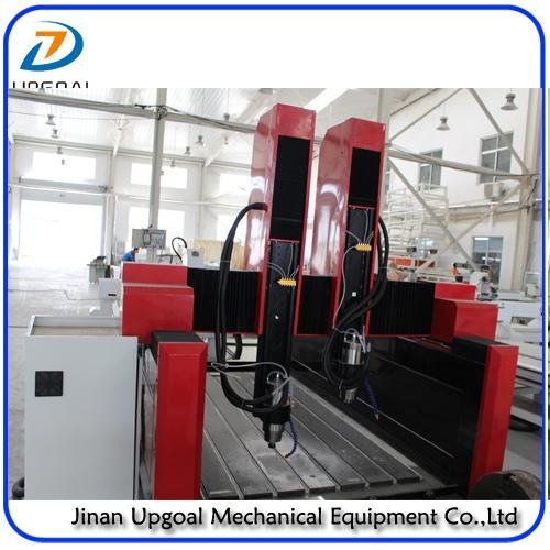 4 Axis Double Z-axis Marble Stone Engraving Carving Machine  2