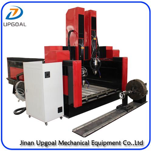 4 Axis Double Z-axis Marble Stone Engraving Carving Machine  4