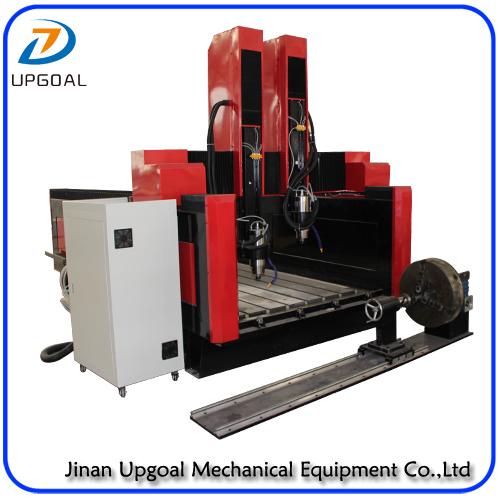 4 Axis Double Z-axis Marble Stone Engraving Carving Machine  5