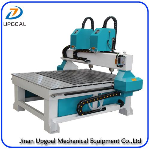 Dual Heads 1313 Wood CNC Carving Machine 1300*1300mm 3