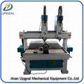 4 Axis Two Heads CNC Wood Carving Machine with DSP Offline Control