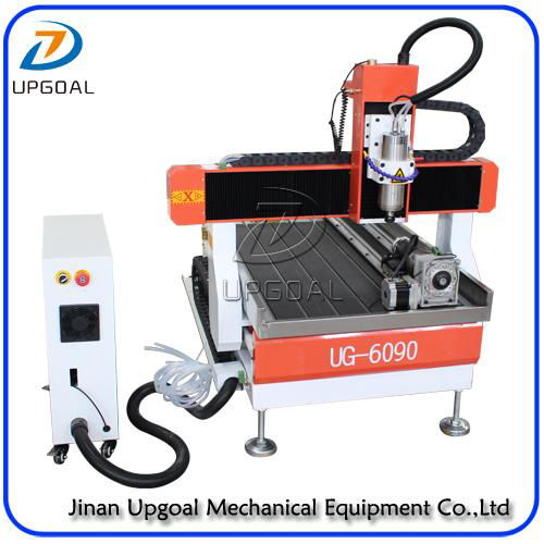  Small 6090 4 Axis CNC Engraver Cutter Machine with Mach3 Control System 