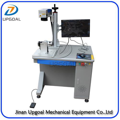 Metal Artwork Fiber Laser Marking EngRaving Machine 30W 2