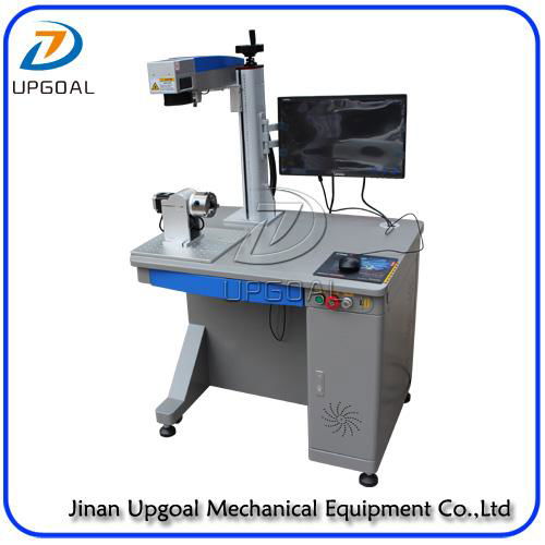 Metal Artwork Fiber Laser Marking EngRaving Machine 30W 4