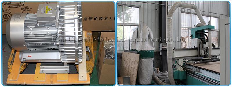 Vacuum pump and dust collector 