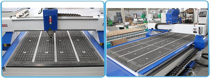 Vacuum table with aluminum alloy T slot 