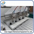 Hiwin linear square guide rail, helical rack pinion transmission for XY-axis, lead ball screw transmission for Z-axis