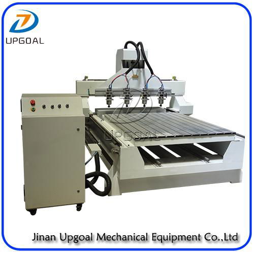 4*4 feet 4 Heads 4 Cylinder Woodworking Engraving Machine 1300*1300mm  4