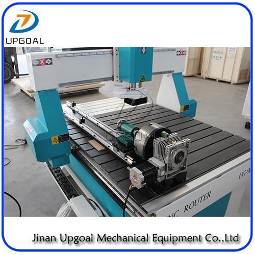 Small 4 Axis CNC Wood Router Machine with DSP offline Controller 900*1200*350mm 3