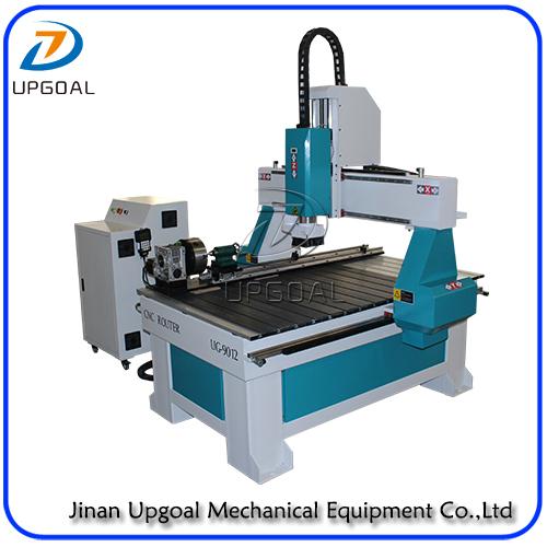 Small 4 Axis CNC Wood Router Machine with DSP offline Controller 900*1200*350mm