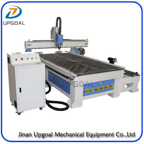 4 Axis CNC Engraving Machine with Vacuum Table /Removable Rotary Axis Holder 4