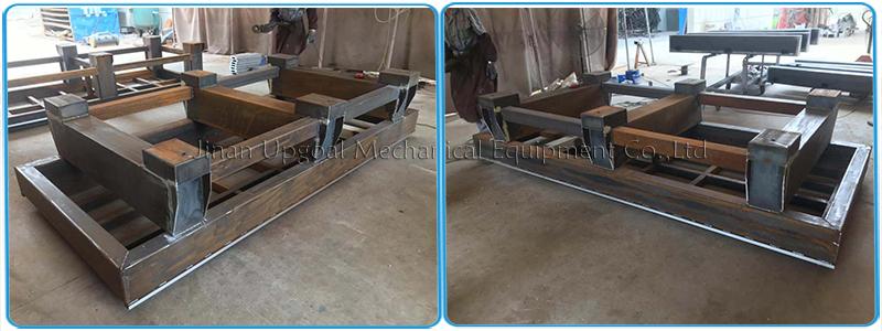 Welded strong square steel tube structure