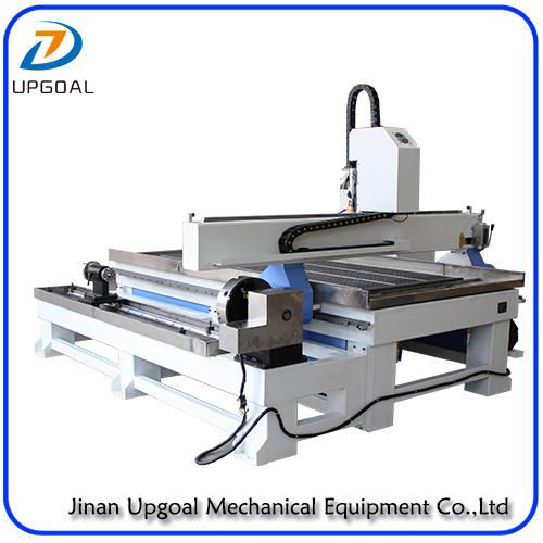 6.0KW 4 Axis Metal Wood CNC Router Machine with Hybrid Servo Motor 4