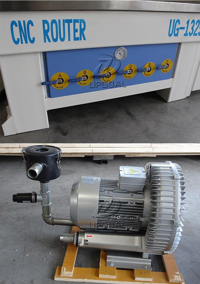 With 5.5kw air cooling vacuum pump