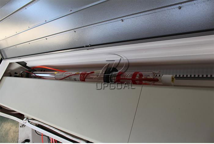 Laser head A2 with Yongli 65W Co2 laser tube, used for non-metal materials engraving & thin cutting.