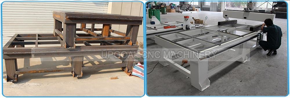 Strong welded square steel tube structure
