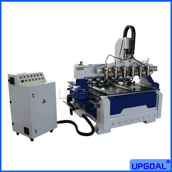 6 Heads 6  Rotary Axis Wood Cylinder Engraving CNC Router Machine 4 Axis 2