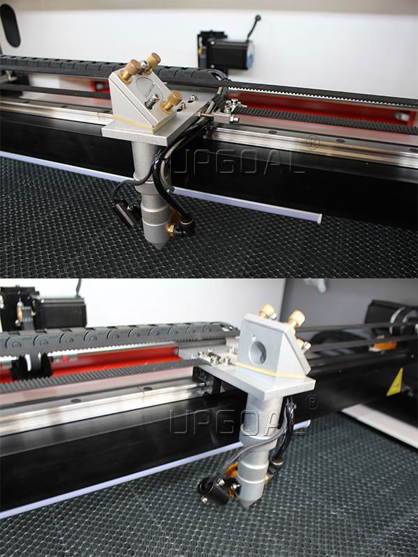 Co2 laser head with infrared positioning and auto focusing