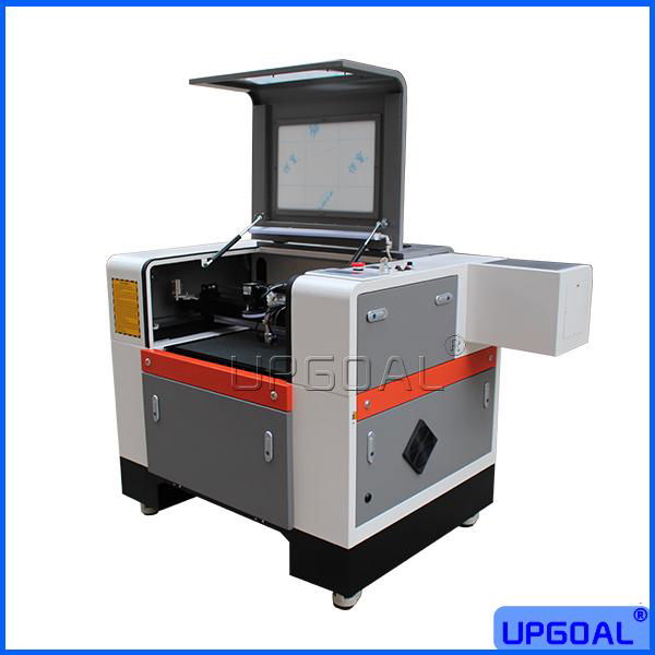 Small 600*400mm Acrylic Label CCD Laser Cutter 80W 2