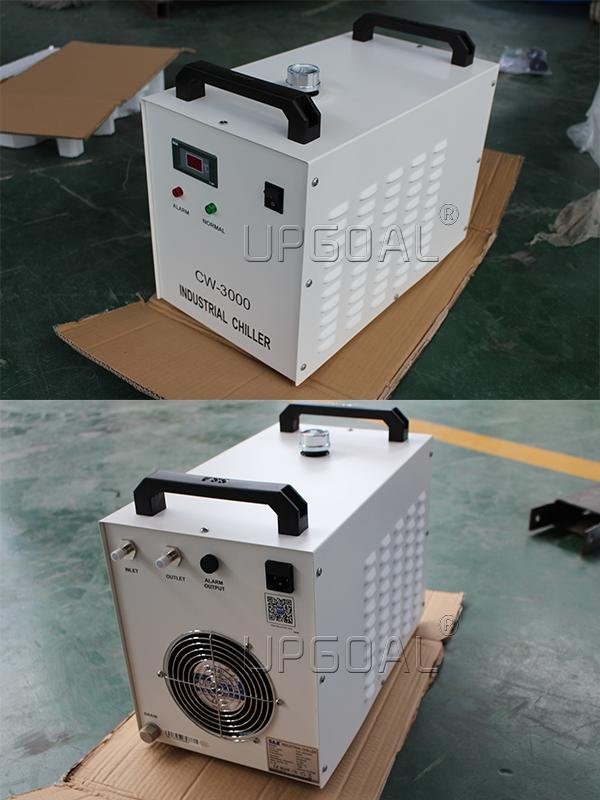Industrial chiller CW-3000, ensuring the laser tube long time continuous working.