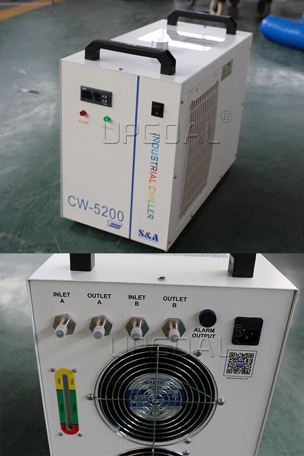 Industrial chiller CW-5202 for dual head
