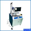 30W China Fiber Laser Marking Machine for Metal Logo Marking With Rotary Device
