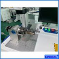 30W China Fiber Laser Marking Machine for Metal Logo Marking With Rotary Device