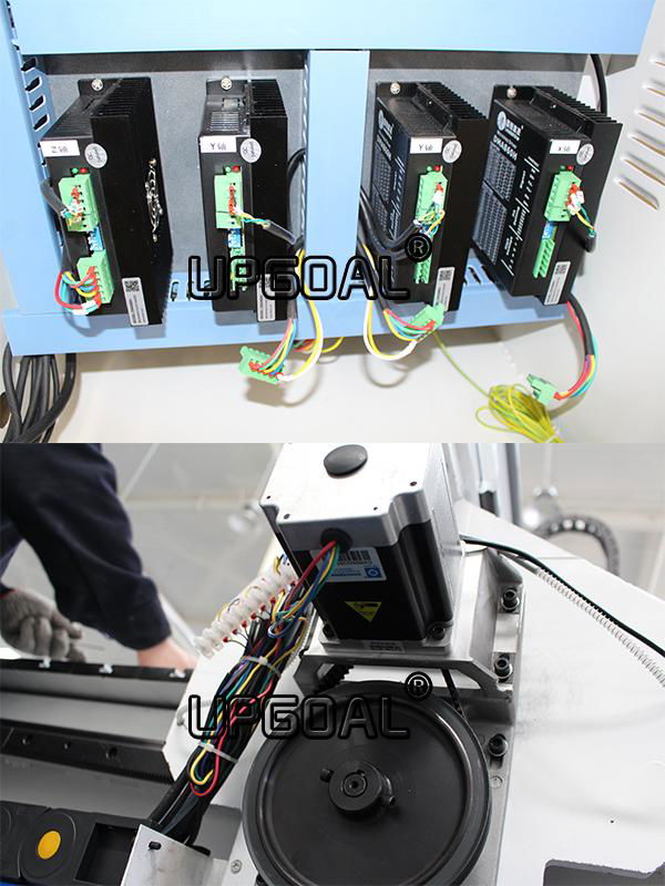 China famous Chuangwei 86BYGH450B stepper motor and Leadshine driver DMA860H for XYZ-axis, 