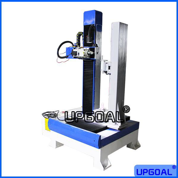 Vertical  CNC Engraving Machine for Wood Cylinder Ceramic Adobe 2