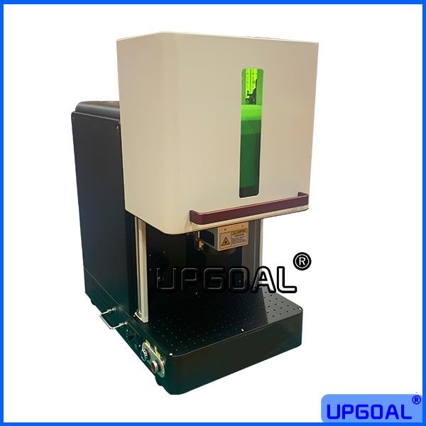 Mini Enclosed fiber laser marking machine with Auto Focusing 20W/30W/50W  5