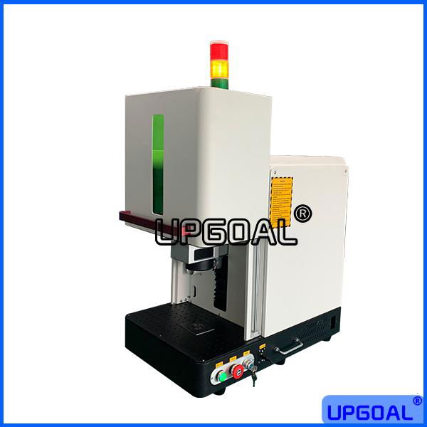 Jewelry Metal Artware Mini Enclosed Fiber Laser Marking Machine with Auto Focus 2