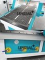 Vacuum adsorption system with 5.5kw air cooling vacuum pump, vacuum table with aluminum alloy T slot,  which is divided into 3 zones,can adsorb different size materiel from small to big, saving materials load-unloaded time