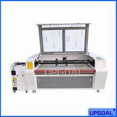 Two-way Movable Dual Head Auto Feeding Fabric Cloth Laser Cutting Machine 300W