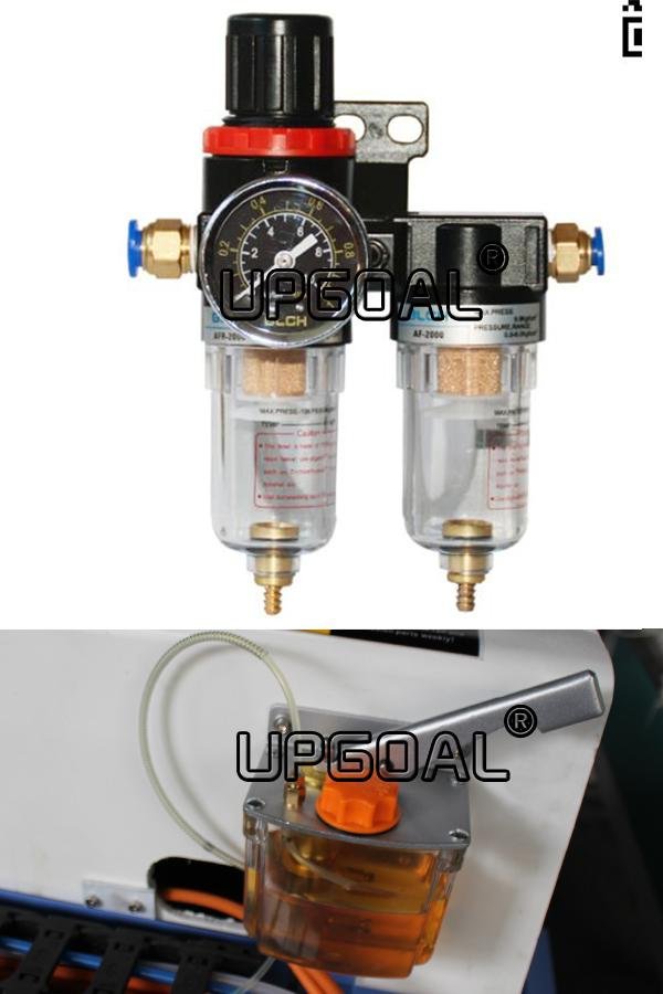 Oil-water separtor & semi-auto lubrication pump 