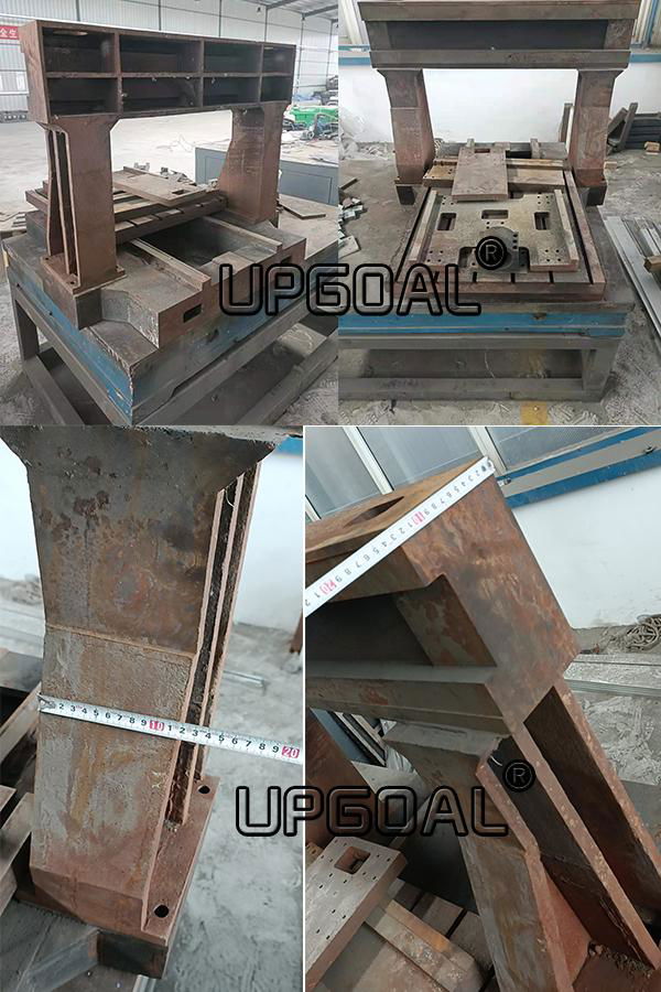 Super heavy duty cast iron structure as a whole with vibration Temper aging treatment ensures no deformation for long time.