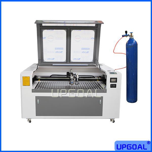 500W & 60W Dual Head Live Focus Metal Non-Metal Co2 Laser Cutter Engraver