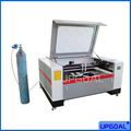 Laser head A1: with Reci W6 130W Co2 laser tube, mainly used for thin 1.2mm thickness stainless steel/steel cutting & thick non-metal cutting, laser head A2: with Reci W2 90W Co2 laser tube, used for non-metal precision engraving 