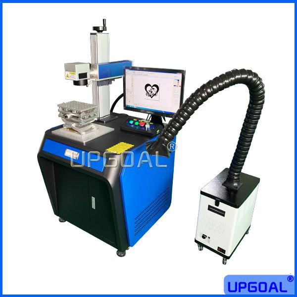 Hot Sale 50W Fiber Laser Marking Machine for Metal with Rotary Axis/3D Platform