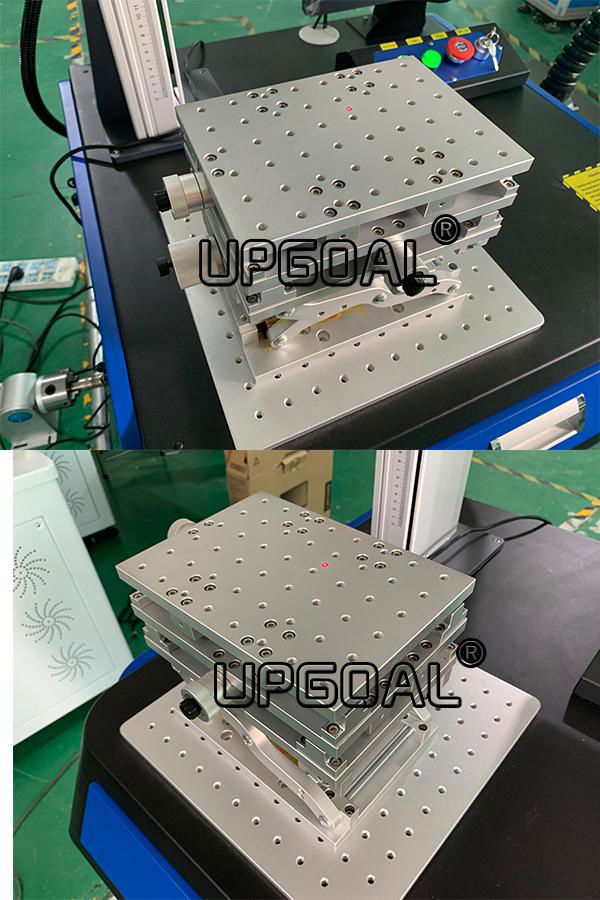 3D platform, XYZ three direction moving, no need move the material by manual, improving marking precision. 