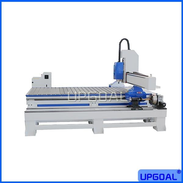 4 Axis 1325 Wood CNC Carving Cutting Machine with Diameter 250mm Rotary Axis  2