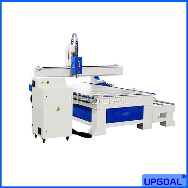 4 Axis 1325 Wood CNC Carving Cutting Machine with Diameter 250mm Rotary Axis  3
