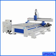 4 Axis 1325 Wood CNC Carving Cutting Machine with Diameter 250mm Rotary Axis 