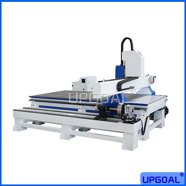 4 Axis 1325 Wood CNC Carving Cutting Machine with Diameter 250mm Rotary Axis  4