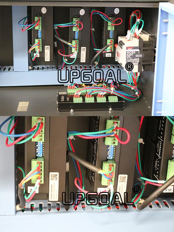 China powerful 86BYGH450A stepper motor and Leadshine stepper driver DMA860H for XYZ-axis, faster speed and high precision working, and not easy to loss steps.