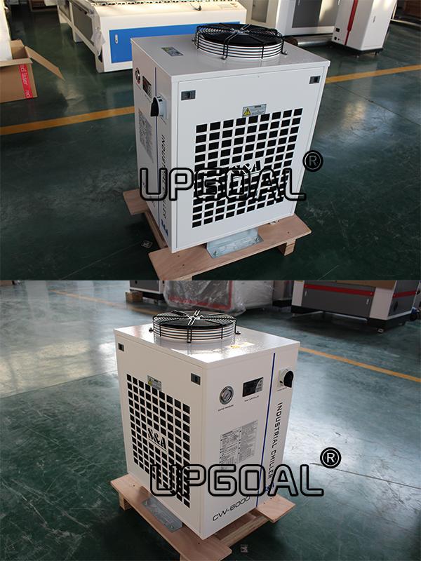 Cooling System  Industrial chiller CW-6000(Teyu, S&A), ensuring the laser tube long time continus working.