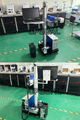 50W Split Fiber Laser Marking Machine For Big Size/Diameter Metal Parts