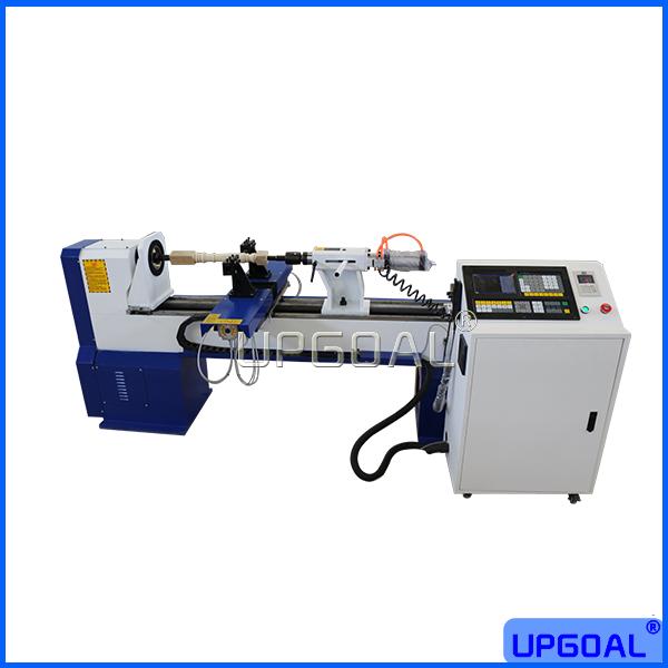 Hot Sale Small CNC Wood Lathe Machine with Two Blades 250*1200mm