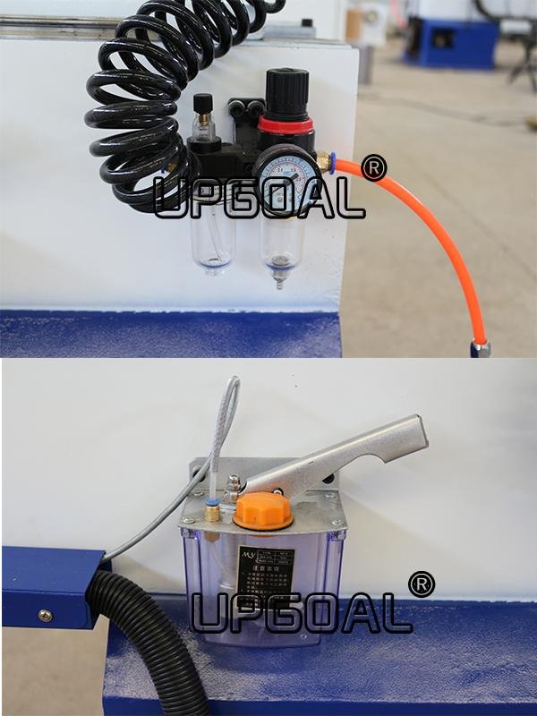 Oil-water separator & semi-auto lubrication system 
